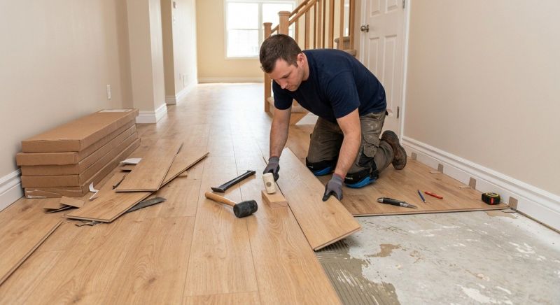 Laminate Floor Installation in Acton, MA