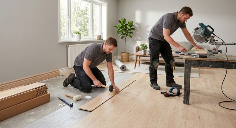Laminate Floor Installation in Amesbury, MA