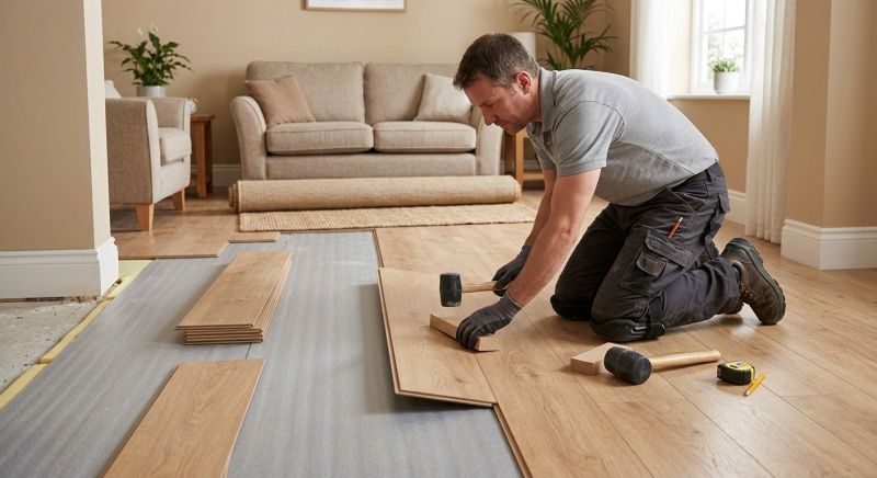 Laminate Floor Installation in Hooksett, NH