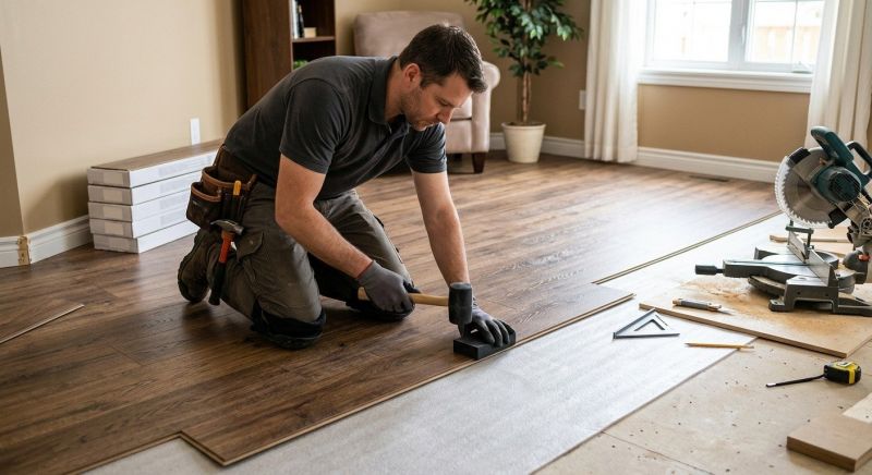 Laminate Floor Installation in Tewksbury, MA