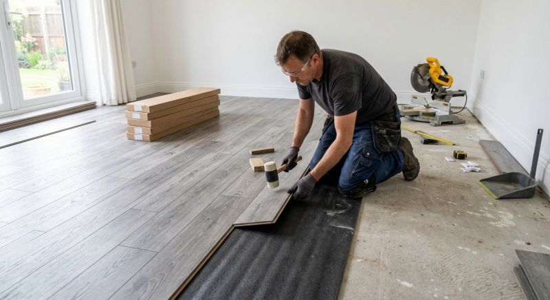 Laminate Floor Replacement in Chelmsford, MA