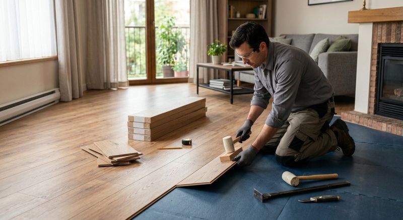 Laminate Floor Replacement in North Billerica, MA
