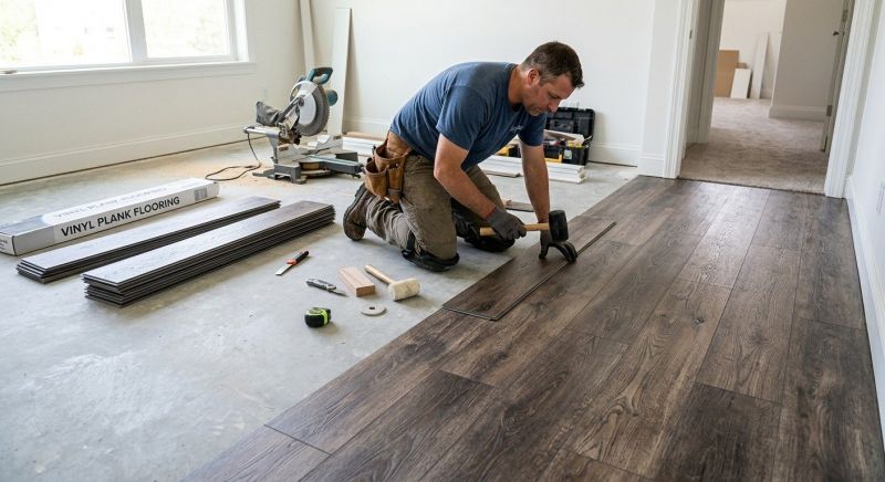 Linoleum Floor Installation in Derry, NH