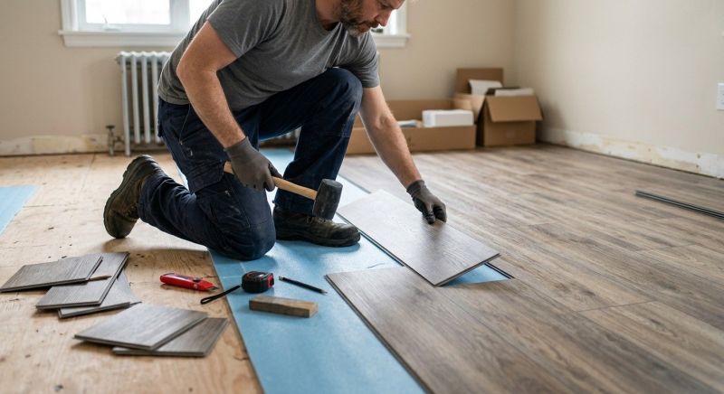 Linoleum Floor Installation in Exeter, NH