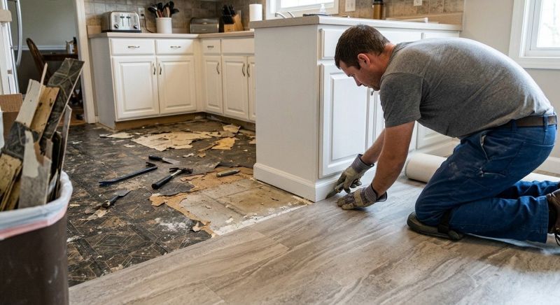 Linoleum Floor Installation in Middleton, MA