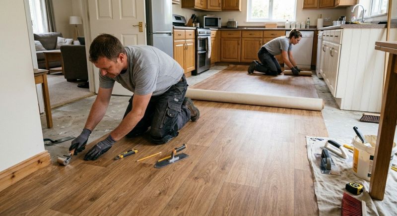 Linoleum Flooring Replacement in Salem, NH