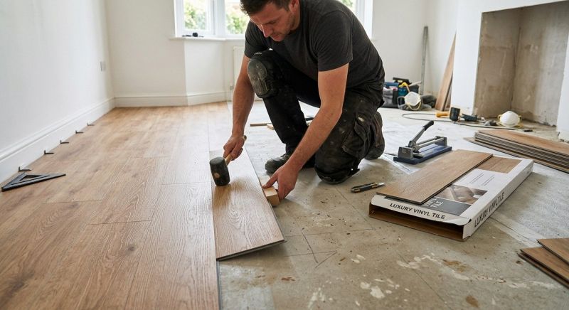 Luxury Vinyl Tile Installation in Hampton, NH
