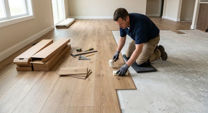 Luxury Vinyl Tile Installation in Manchester, NH