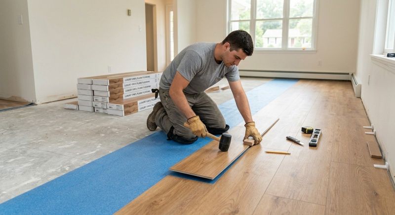 Lvt Flooring Installation in Acton, MA