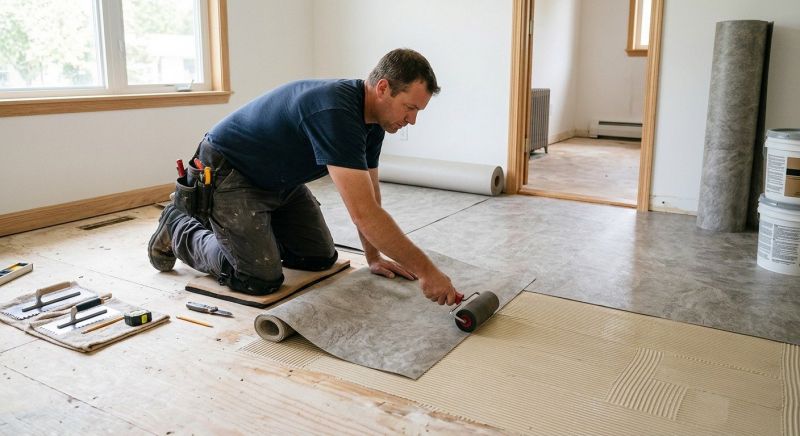 Sheet Flooring Installation in Amesbury, MA
