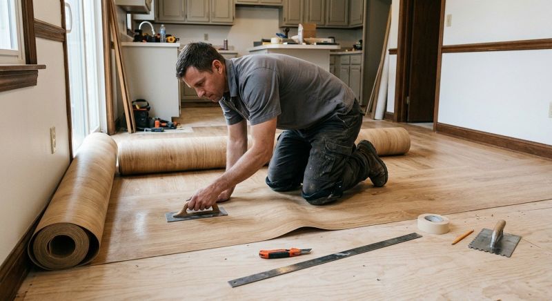 Sheet Flooring Installation in Danvers, MA