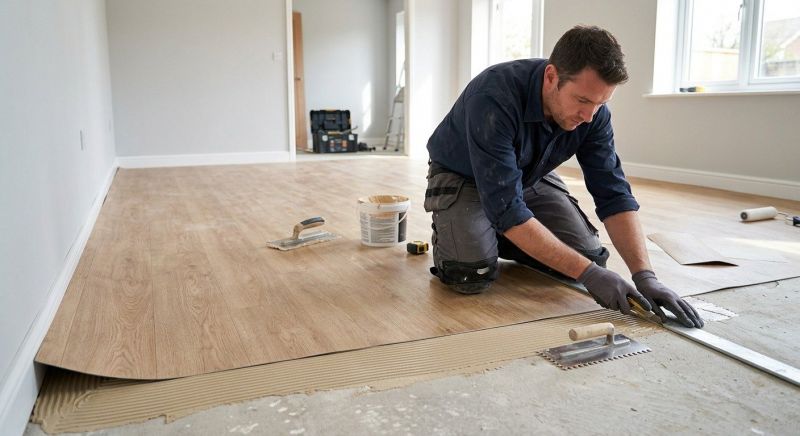 Sheet Flooring Installation in Danville, NH