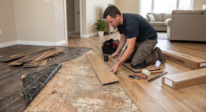 Vinyl Flooring Installation in Amesbury, MA