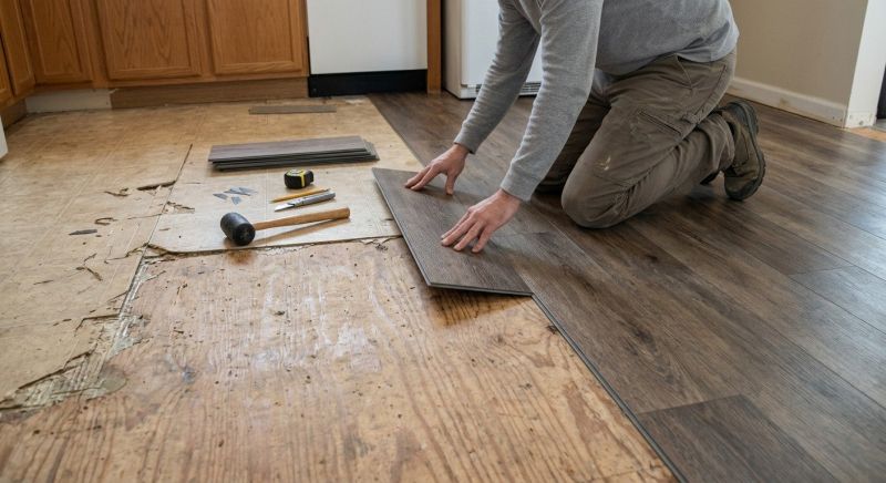 Vinyl Flooring Installation in Hampstead, NH
