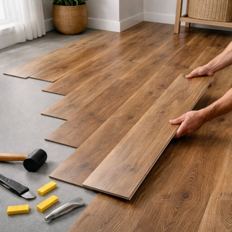 Vinyl Plank Floor Installation in Salem, NH